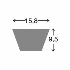 ADAPTABLE L524 - Courroie 5L240