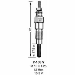 Bougie De Préchauffage NGK Y103V