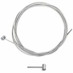 CYCLINGCOLORS Cable Souple Acier 2.5mm X 2.5m Tête Marteau ø9x10mm Motoculteur Tracteur Tondeuse Motoculture Accelerateur Frein Traction Embrayage