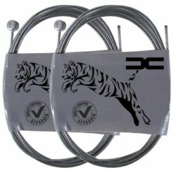 CYCLINGCOLORS 2x Cable Souple Acier 4.5x10mm 1.2mm 1.2m Universel Gaz Décompresseur