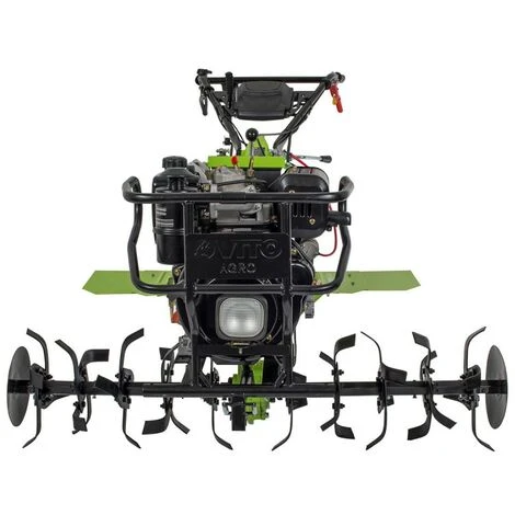 Motoculteur Thermique 12CV 456CC VITO DIESEL Transmission Directe 8900W 2 Fraises Butteur Double + Remorque 285 X 126 X 141 Cm. 6 Motoculteur Thermique 12CV 456CC VITO DIESEL Transmission Directe 8900W 2 Fraises Butteur Double + Remorque 285 X 126 X 141 Cm. – Image 4