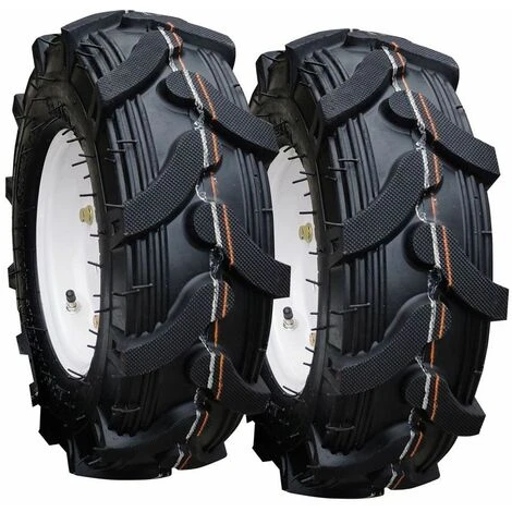 Roues Agraires 600x12 Ruris Pour Motoculteur Thermique - Noir 4 Roues Agraires 600x12 Ruris Pour Motoculteur Thermique - Noir – Image 2