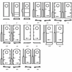 Couteau De Faucheuse KVERNELAND - TAARUP KT5514100001 -Motoculteur et accessoire Soldes 61901890 3