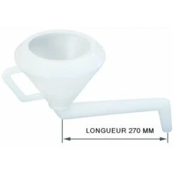 LEM SELECT Entonnoir Courbe Rigide 270 Mm + Filtre