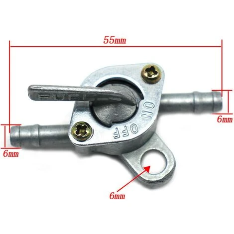 MèREÉTERNEL 2 Pièces Robinet Essence Motoculteur, Accessoires De Moto Pour 50 Cc 70 Cc 90 Cc 100 Cc 110 Cc Pit Quad Dirt Bike ATV (6 Mm) Ternel 6 MèREÉTERNEL 2 Pièces Robinet Essence Motoculteur, Accessoires De Moto Pour 50 Cc 70 Cc 90 Cc 100 Cc 110 Cc Pit Quad Dirt Bike ATV (6 Mm) Ternel – Image 4