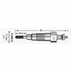 Bougie De Prechauffage NGK Y-402-2